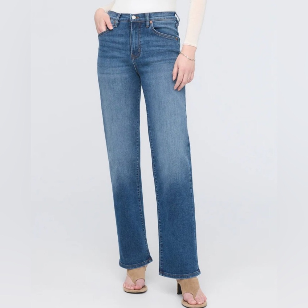 Women's DU/ER Midweight Performance High Rise Straight Leg Jeans